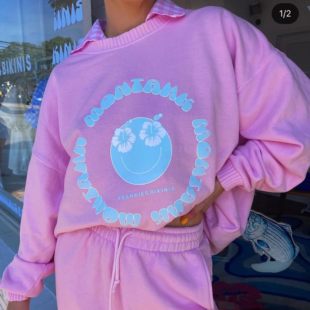 FRANKIES BIKINIS EXCLUSIVE MONTAUK SWEATSHIRT